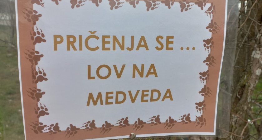 Lov na medveda in zaklad ob svetovnem dnevu zdravja