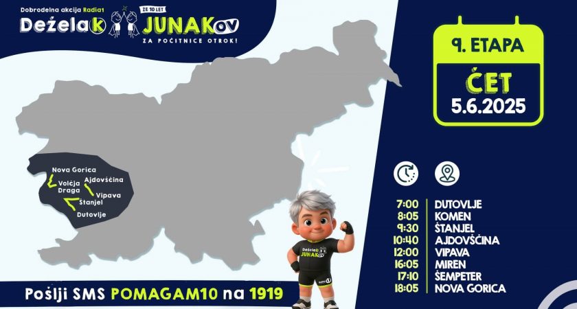 Deželak junak na obisku v Štanjelu