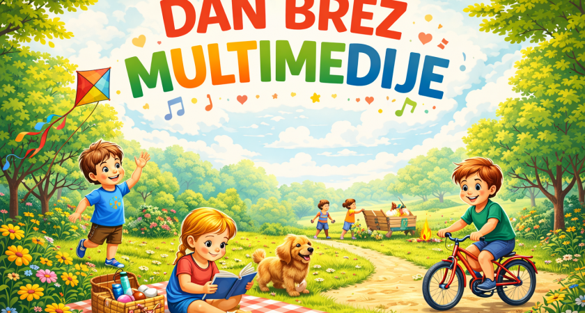 Dan brez multimedije v vrtcu Lokev