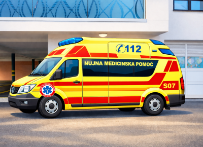 Reševalka Tina na obisku v vrtcu