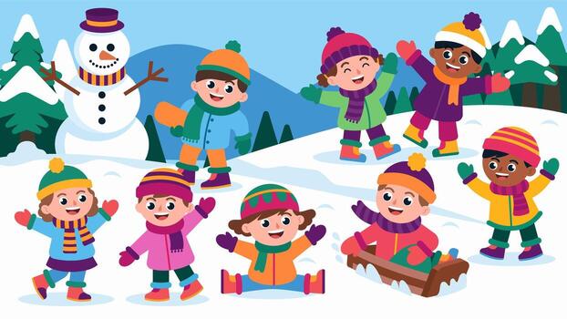 Zimske radosti v skupini Medvedki