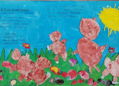 Praznovanje pomladi v vrtcu Dutovlje v znamenju svetovnega dne poezije