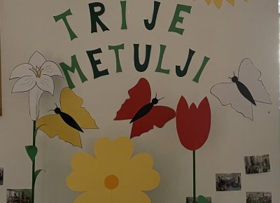 Obeležitev pomladi z dramatizacijo o Treh metuljih