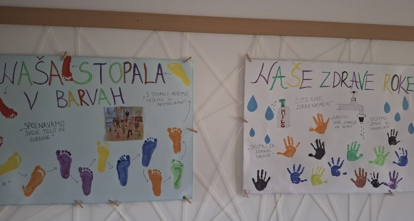 Zdravje v vrtcu v skupini otrok Medvedki
