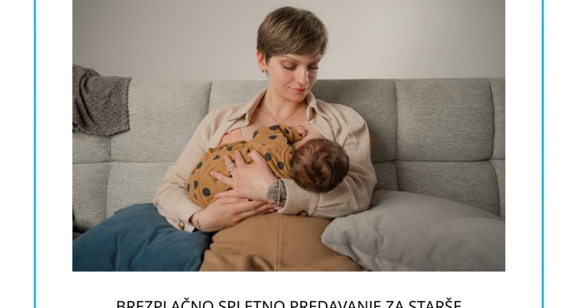 Brezplačno spletno predavanje za starše
