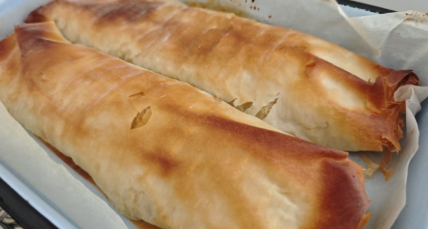 Pripravili smo jabolčni štrudel