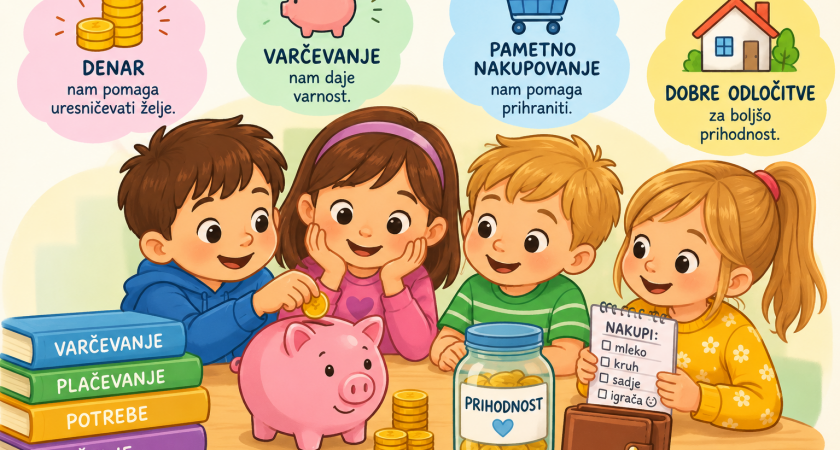Finančna pismenost v skupini Kužki